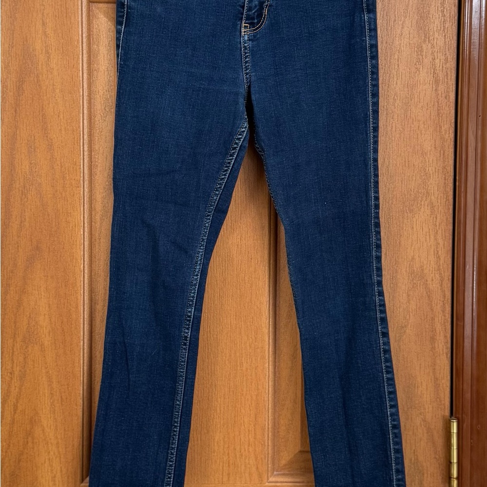 Hollister California Women’s Denim Blue Jeans High Rise Super Skinny siz 24 / 30